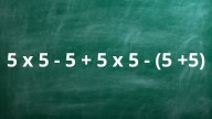¿Cuánto es 5 x 5 - 5 + 5 x 5 - (5 + 5)? La cuenta matemática que pone a prueba a los genios