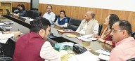 Div Com Jammu reviews ongoing projects at Mubarak Mandi Heritage Complex