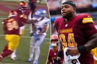 Commanders' Daron Payne suspended after punching Lions' Amon