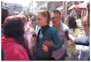 Sujeto abraza por detrás y toca de manera inapropiada a la presidenta Claudia Sheinbaum