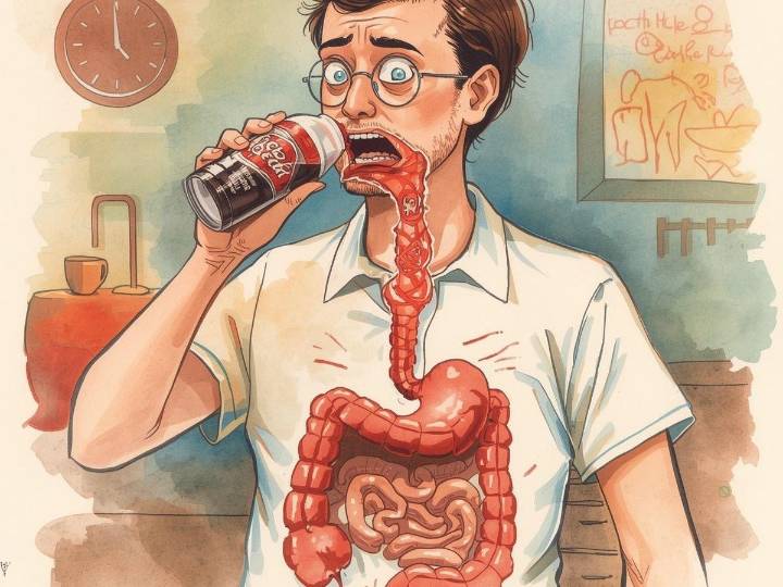 El refresco podría causar depresión vía microbiota