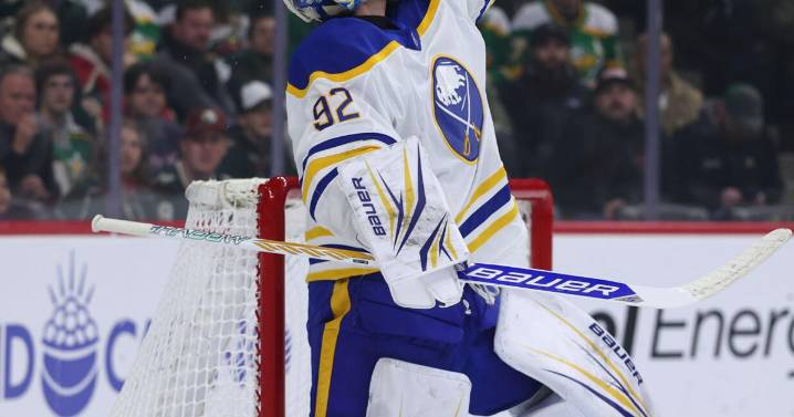 Sabres snap Wild's 7-game winning streak on Ostlund's shootout goal