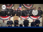 Seniors give back to firefighters who saved their lives during massive blaze