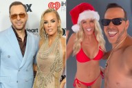 Jenny McCarthy Shows Off Slim Figure in Christmas Card Photoshoot with Donnie Wahlberg