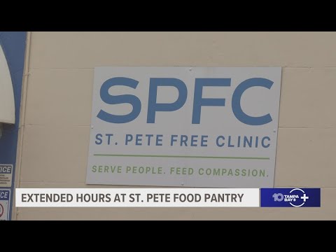 St. Pete Free Clinic will extend its hours to help families access groceries and food