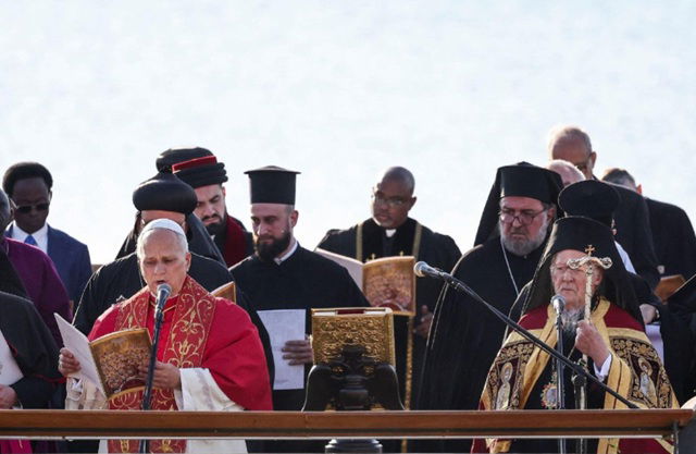 İznik, el Papa: “Los cristianos corren el riesgo de reducir a Jesucristo en un superhombre”