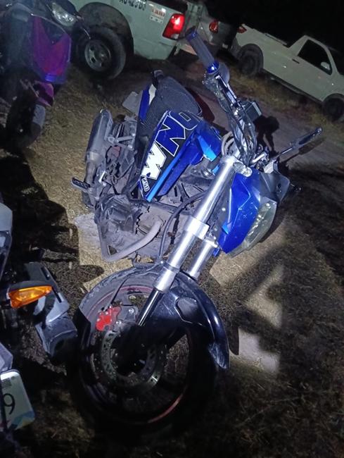 Localizan moto robada abandonada en el fraccionamiento Mujeres Ilustres