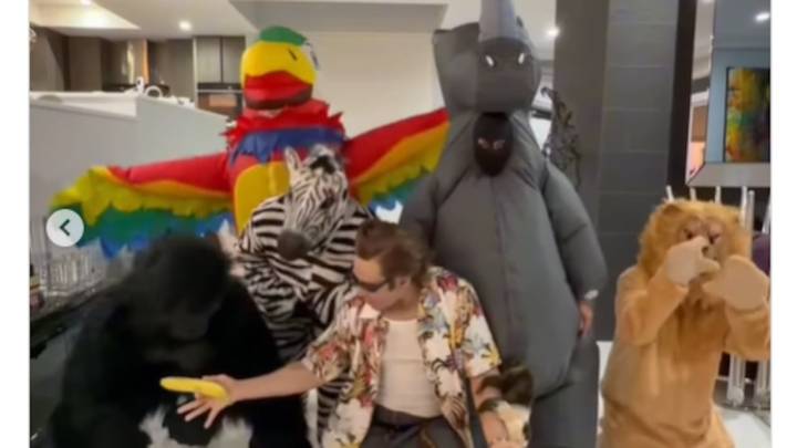 Estos fueron los mejores disfraces de los famosos este Halloween: de Ace Ventura a la impactante Medusa