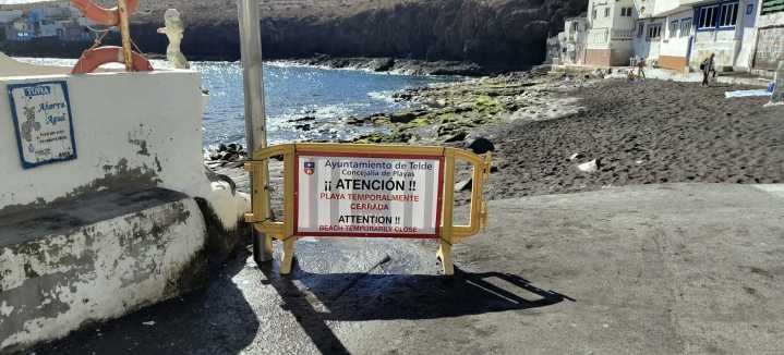 Las playas de Tufia y Ojos de Garza también se cierran al baño