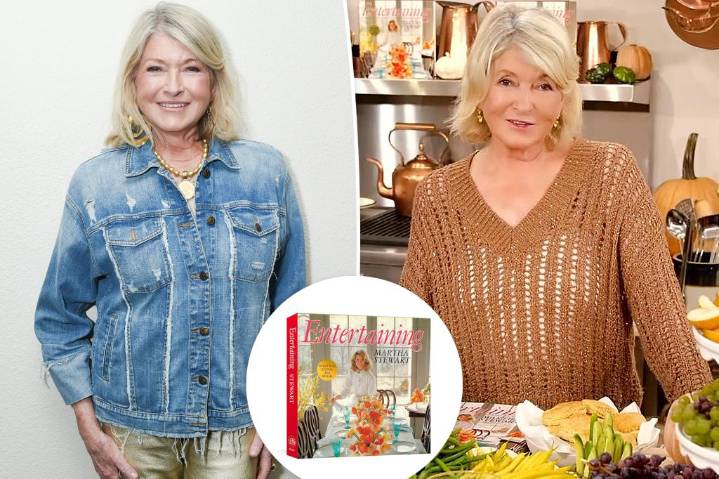 Martha Stewart's first book, 'Entertaining,' is back on shelves