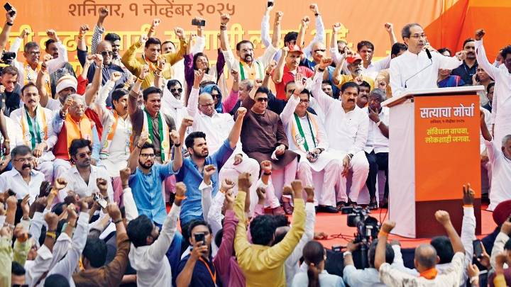 Satyacha Morcha: Maha Oppn rallies against voters’ list irregularities