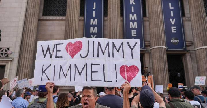 Trump steps up attacks on ABC and Jimmy Kimmel, says network should 'get the bum off the air'