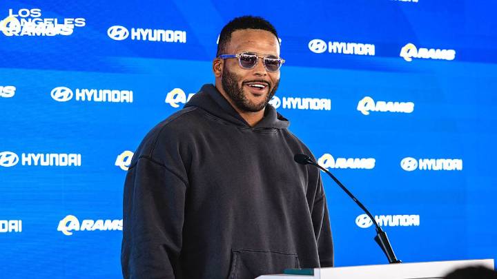 At peace in retirement, Aaron Donald looking forward to being celebrated during Rams' Week 12 Sunday Night Football game vs. Bucs