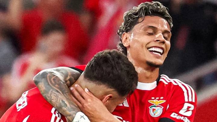 Richard Ríos puso a celebrar a Benfica, en Portugal; vea su gol por Copa