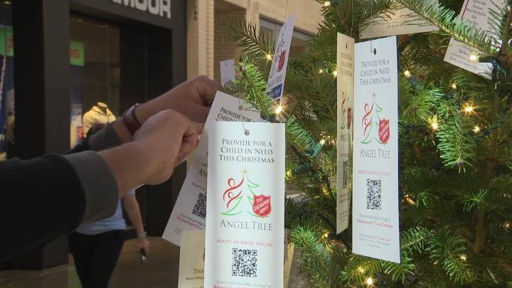 Salvation Army Angel Trees go up in participating malls across North Texas