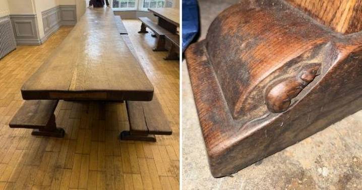 'Mouseman' table used by Leeds pupils for generations sold at record