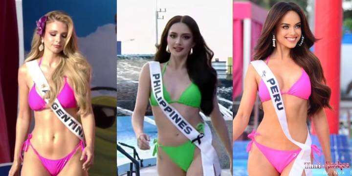 ‘Miss Universo 2025’ y la accidentada pasarela en traje de baño de Karla Bacigalupo y otras candidatas