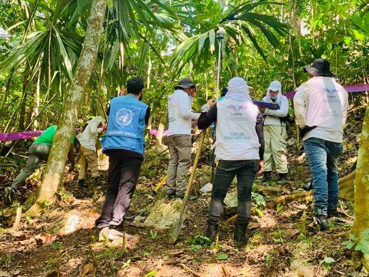 Unidad de Búsqueda recuperó en Montes de María un cuerpo que correspondería al de un menor del pueblo indígena Zenú reclutado ilícitamente hace más de 20 años