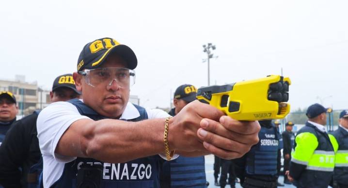 Serenos podrán usar pistolas eléctricas tras aprobación de nuevo reglamento del Mininter 