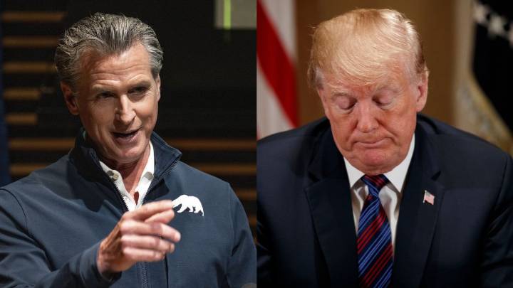 Gavin Newsom Wields Drudge Thanksgiving Homepage for Trump ‘GOLDEN ERA’ Swipe