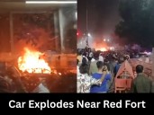 BREAKING: Car Explodes Near Red Fort, 3 More Caught Fire, Several People Injured