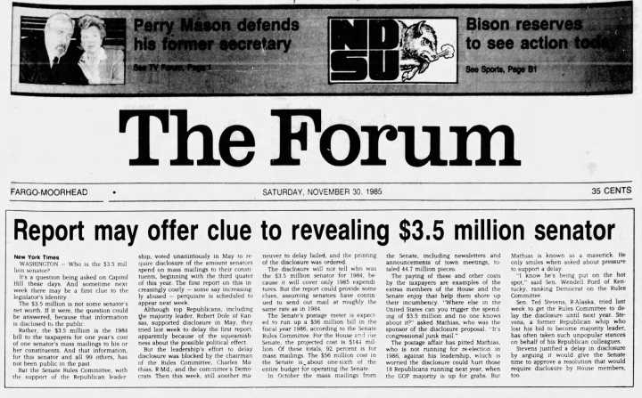 Today in History, 1985: Fargo man given probation after threatening abortion clinic director