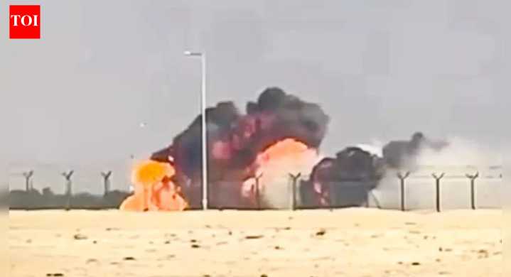 ‘G-force blackout’: What experts said on Tejas Dubai crash; visuals show jet plunge