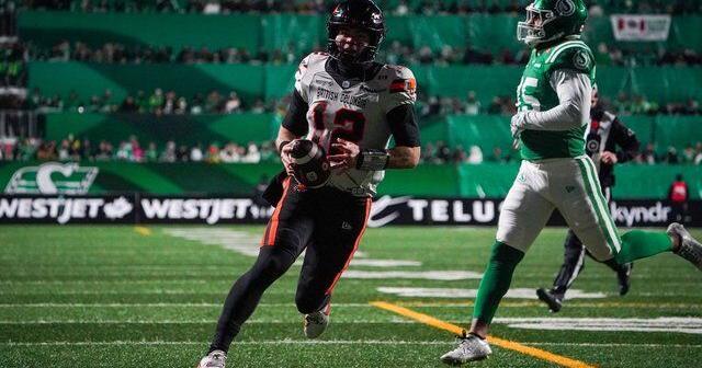 Roughriders score late TD to edge Lions 24-21, punch ticket to Grey Cup