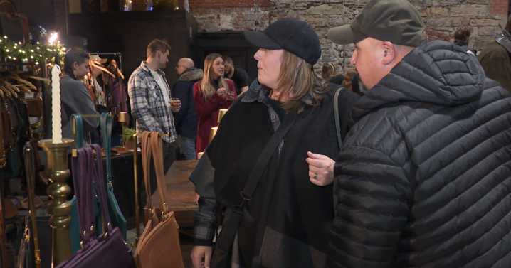 Shoppers pack Cleveland holiday market on Black Friday, choosing local over big