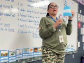 "Ciudad de Messi": una maestra de Texas compartió en TikTok el divertido momento que vivió mientras enseñaba la capital de Argentina a sus alumnos