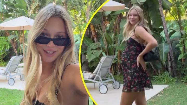 Alexandra Litvinova publicó video luciendo su vientre de embarazo con Alexis Sánchez: "Mi mayor secreto"