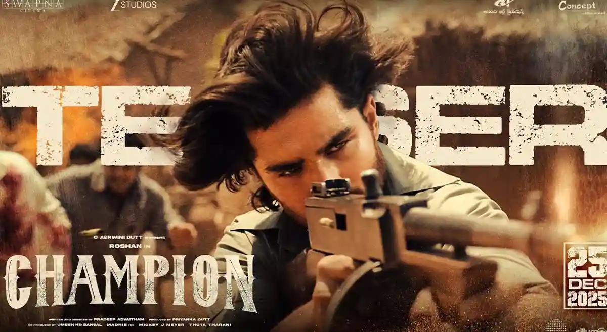 Roshan Meka’s Champion teaser is impressive with grand production values