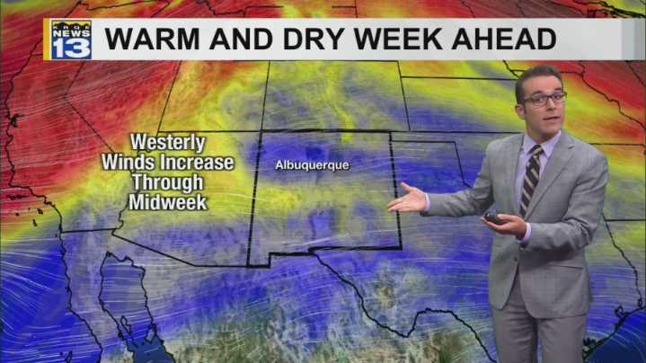 Very dry & warmer trend continues