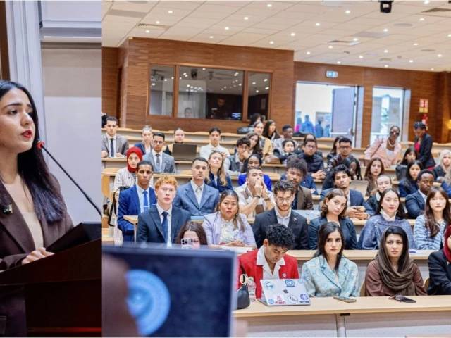 Alina Azhar, Lahore human rights activist, emerges as voice for Gaza at youth congress in Morocco