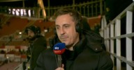 Gary Neville called out for 'giggling' during Man Utd Sky Sports coverage by ex