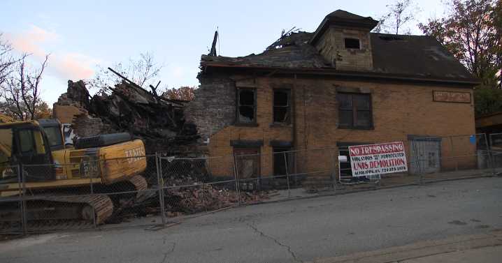 Man found dead inside Sheraden home that caught fire, partially collapsed