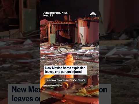 New Mexico home explosion leaves one person injured