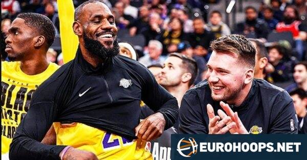 Luka Dončić enjoys sharing the court with LeBron James: “It’s the 23rd season, it’s insane”