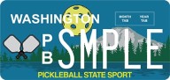 It’s an ace. Pickleball gets its own Washington license plate