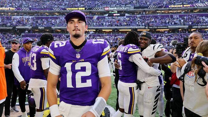 Vikings name QB vs Seattle Seahawks with McCarthy out