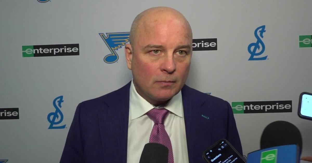 Here's what Jim Montgomery, players had to say after Blues lost in OT at Toronto
