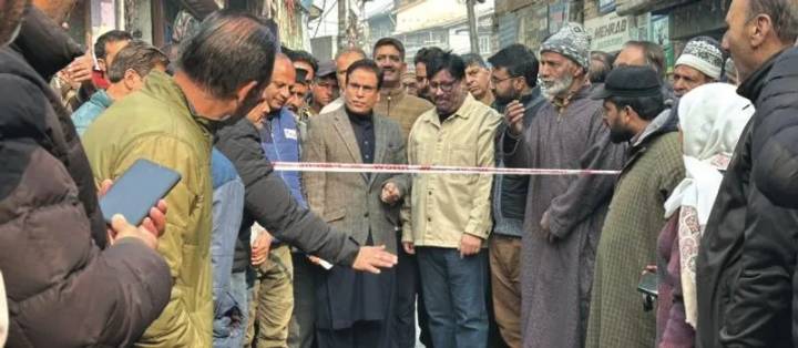 MLA Tanvir lays foundation stone for major drainage project in Zadibal