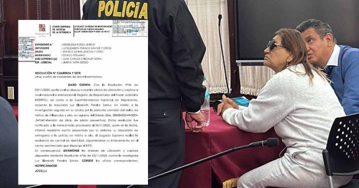 Fiscal suspendida Elizabeth Peralta se entrega a la justicia tras orden de captura