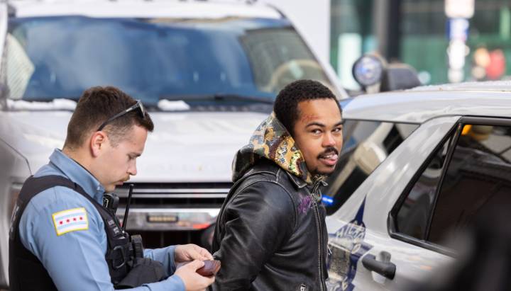 Chicago rapper Adamn Killa tells cops to 'arrest me, daddy.' Getting arrested won't stop him.