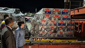 Llegan 135 mil nuevas vacunas provenientes de la India