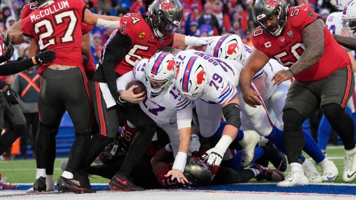 Josh Allen critical of own play in historic six-TD game: 'Didn't play too well'