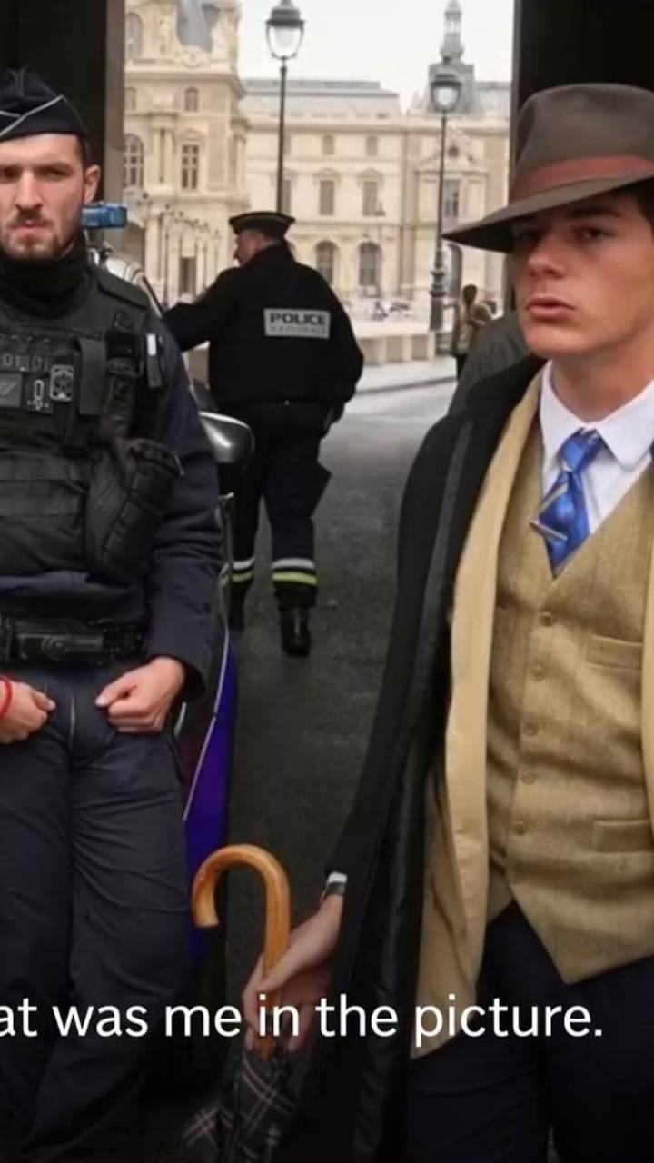 Meet 'fedora man', French teen behind viral Louvre heist photo