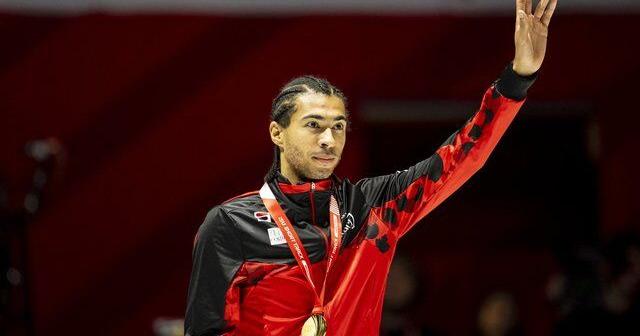 Canada's Dandjinou races to gold in two events at short