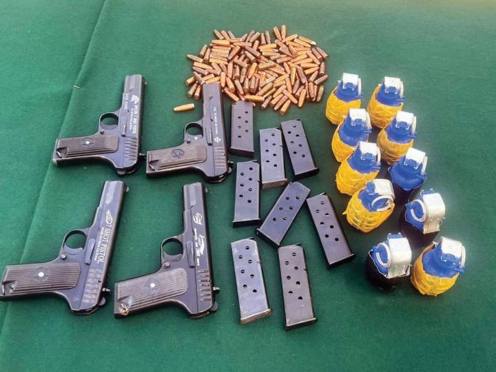 Large cache of arms, ammo seized near LoC in Kupwara