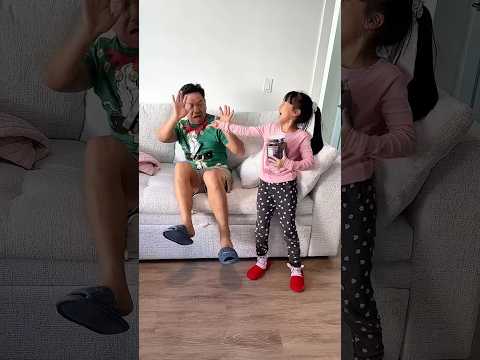 I'm pranking my dad 🤪🤣😂 LeoNata family #shorts